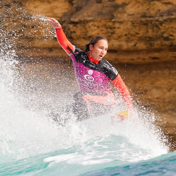 The Rip Curl Women's Pro Bells Beach kicked off yesterday in two-to-four foot waves at Rincon. In the biggest upset of the day, ASP WCT Rookie Dimity Stoyle took out reigning ASP Women's World Champion Carissa Moore in the first round.