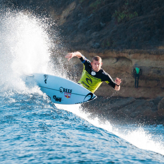 Mick-Fannbot mechanical precision slices his way to a third career win at Bells Beach. Photo: Kirstin/ASP
