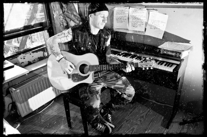 Meditating. Photo Courtesy of <a href="https://www.fatwreck.com/public_area/">Fat Wreck Chords</a>