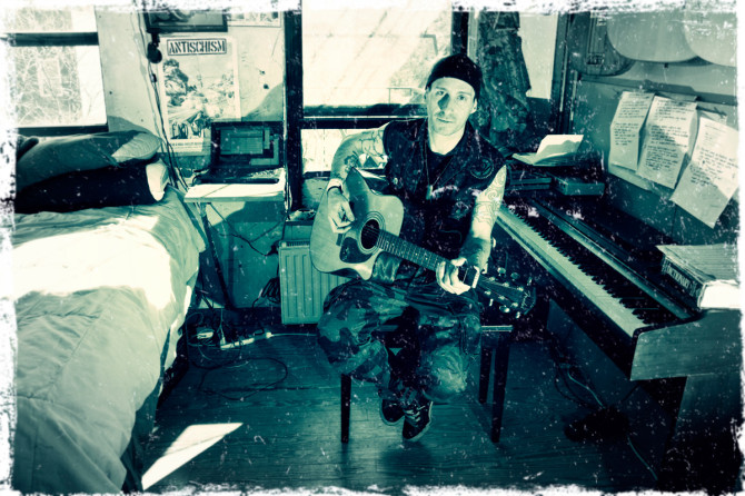 Ezra Kire, a thoughtful punk. Photo Courtesy of <a href="https://www.fatwreck.com/public_area/">Fat Wreck Chords</a>