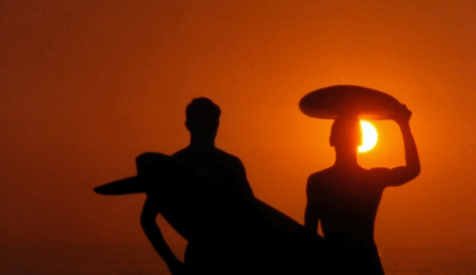 An opening shot to end all opening shots. Photo: The Endless Summer