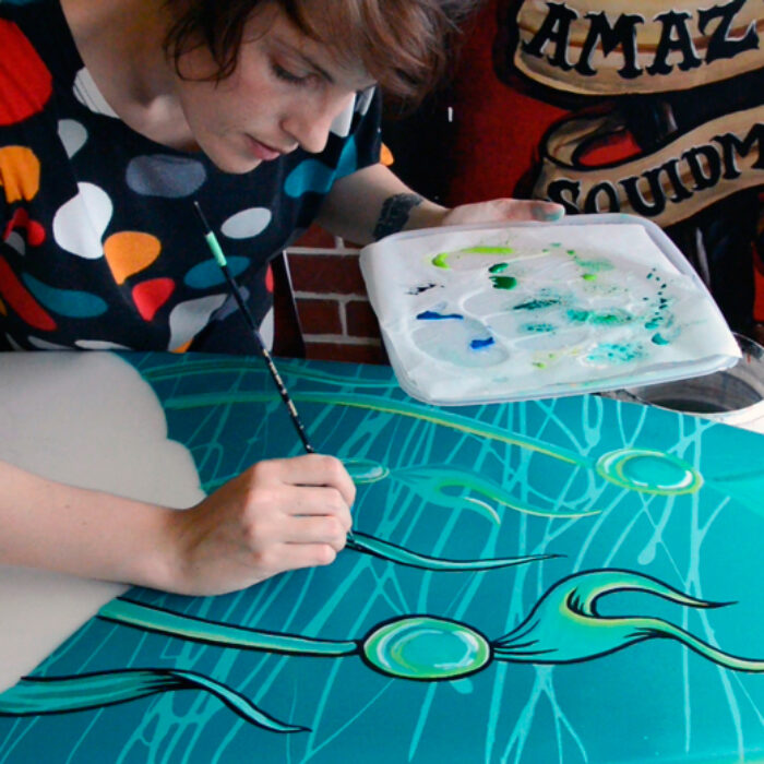Fieldey at work. Photo: Fieldey