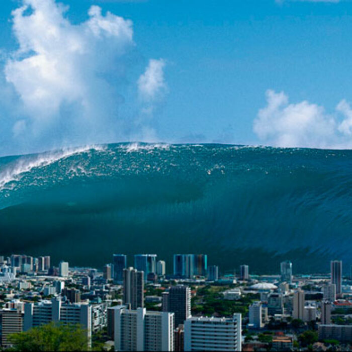 It won't look like this, but you get the idea. A lot of ocean. Photo: Sean Davey