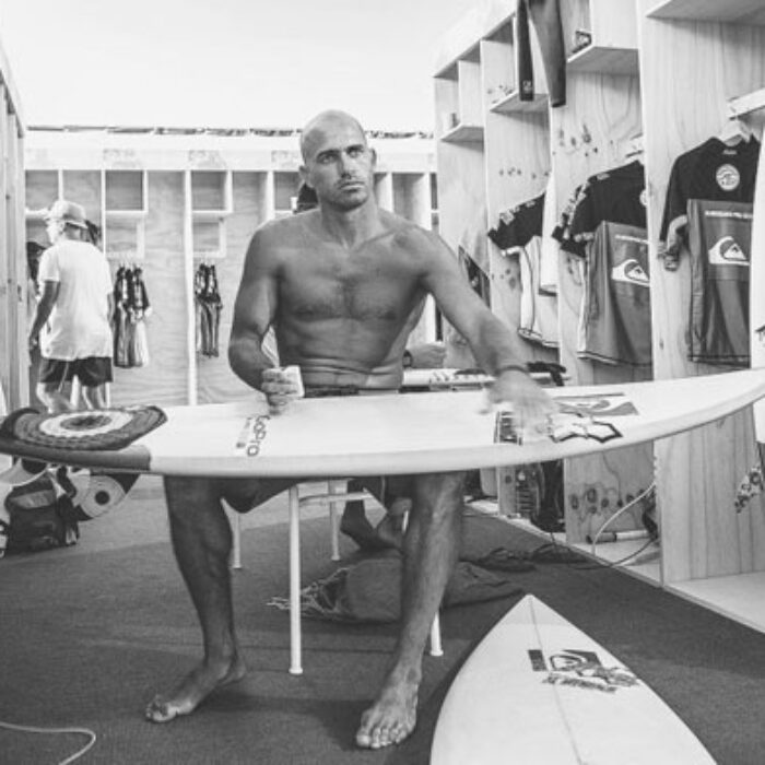 The last time Slater would have a Quik logo on his deck. Photo: Kirstin/ASP