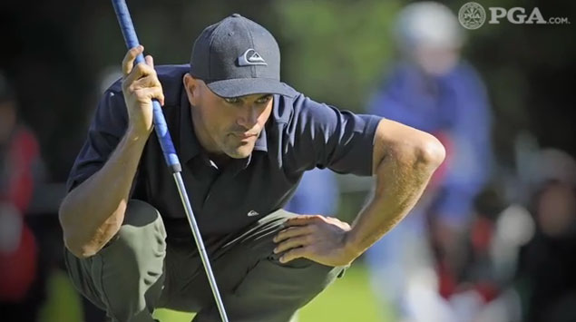 “I’ll tell you…golf is the greatest game in the world,” said Kelly Slater. “You can literally break down any barriers with the people you play with.” Photo: PGA