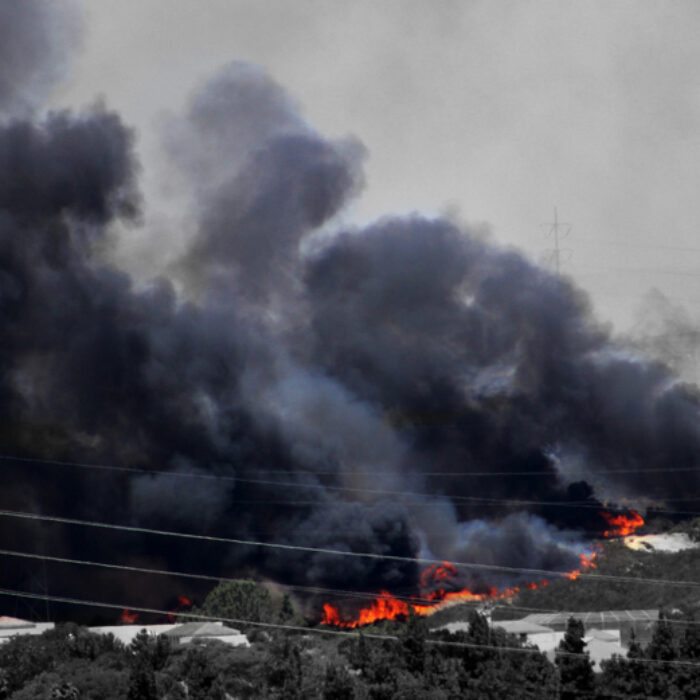 Scorched and still blazing. Photo: Tanner Rumsey
