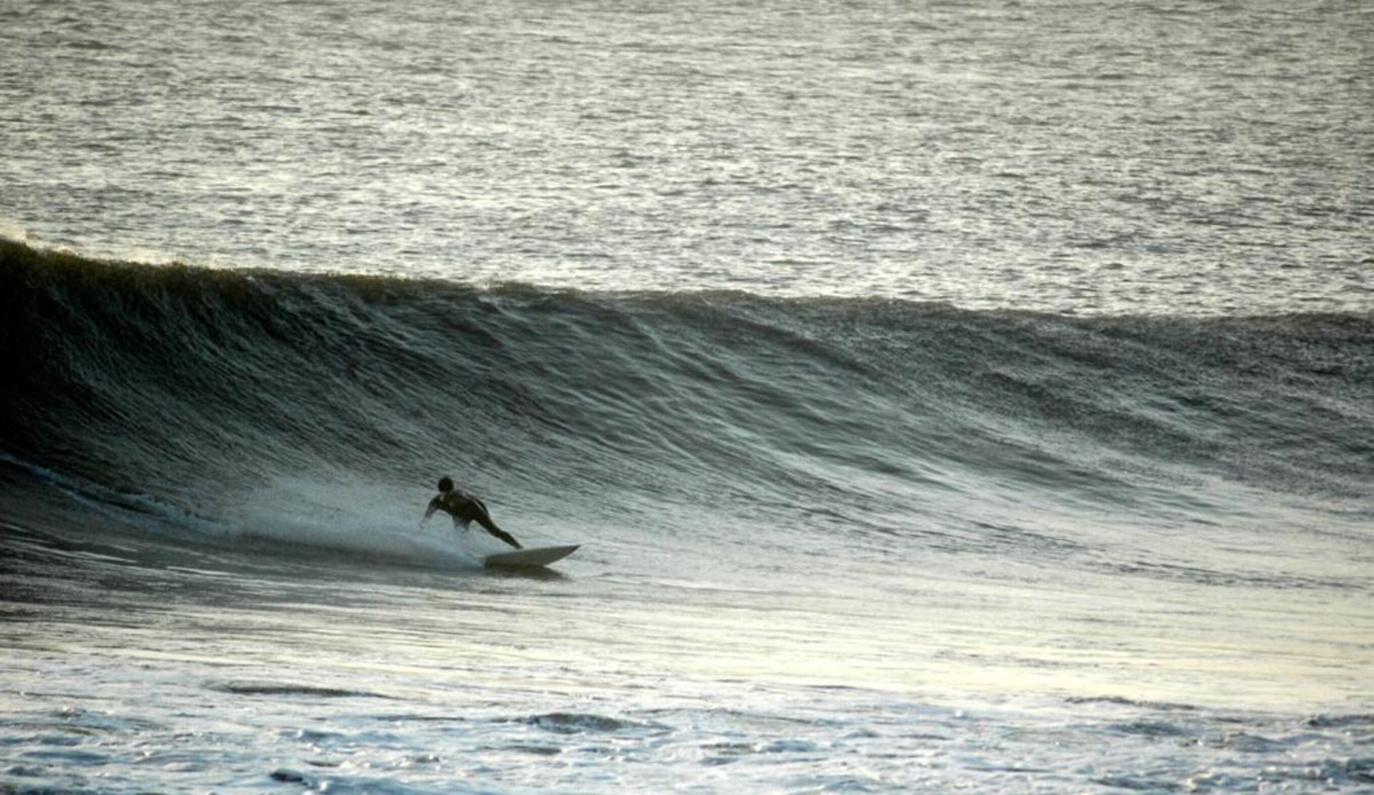 Chicama, Peru is quite possibly the world's longest wave. From the point to the pier – which, according to locals, has been covered on a single ride – it runs for just over a mile. The entire cape where the waves break is around two-and-a-half miles long, and with a playing field that large, the amount of surfers is surprisingly small.