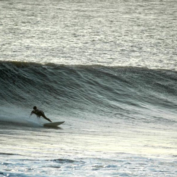 Chicama, Peru is quite possibly the world's longest wave. From the point to the pier – which, according to locals, has been covered on a single ride – it runs for just over a mile. The entire cape where the waves break is around two-and-a-half miles long, and with a playing field that large, the amount of surfers is surprisingly small.