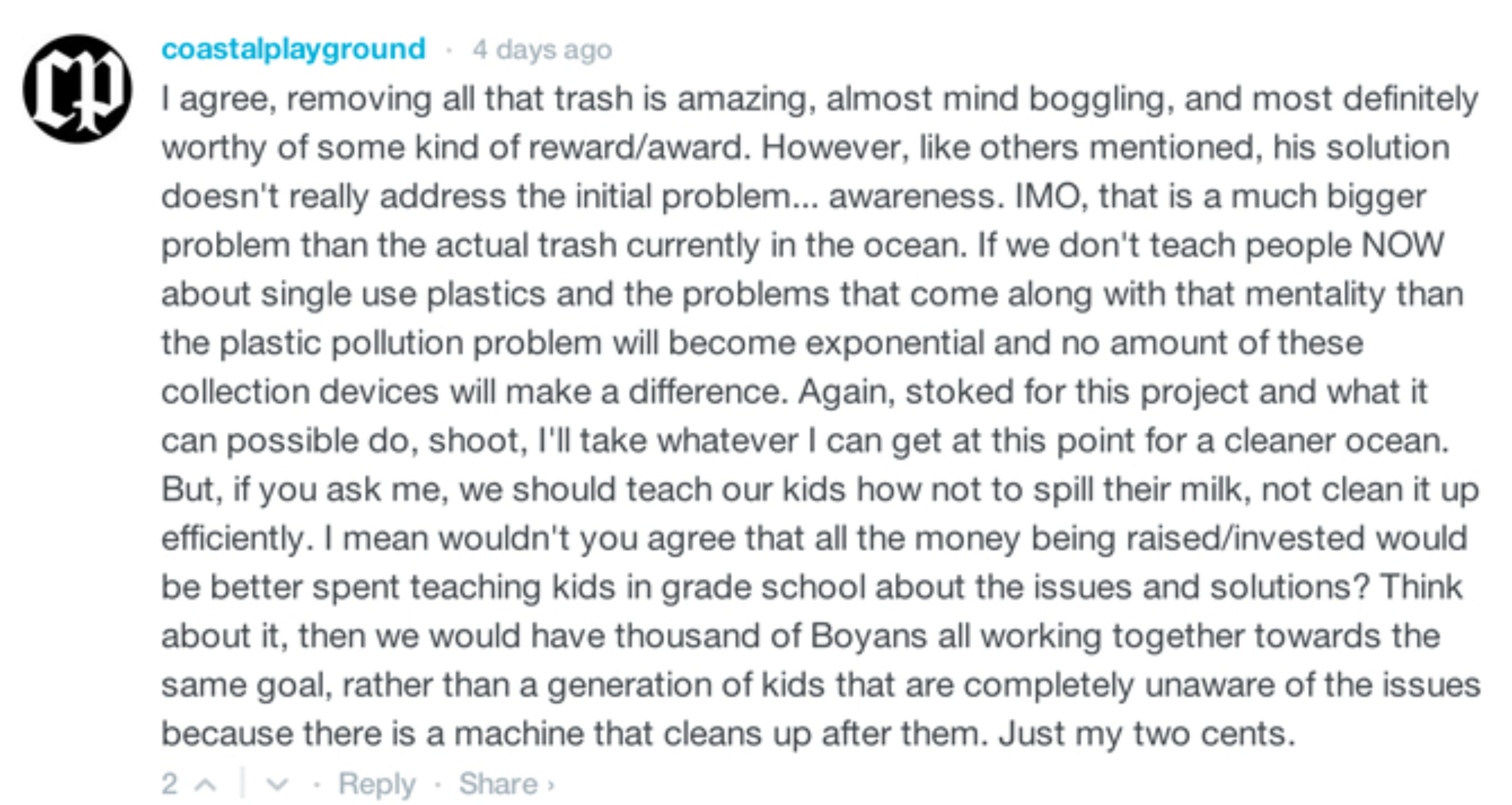 Rad Comment of the Week