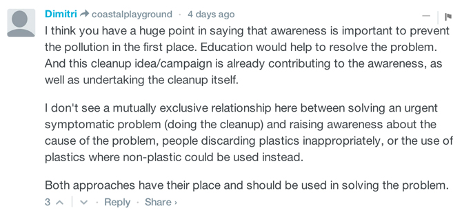 This is a moment when the internet really works positively.