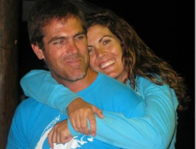 Cameron Dalziel and wife Reine. Photo: Facebook