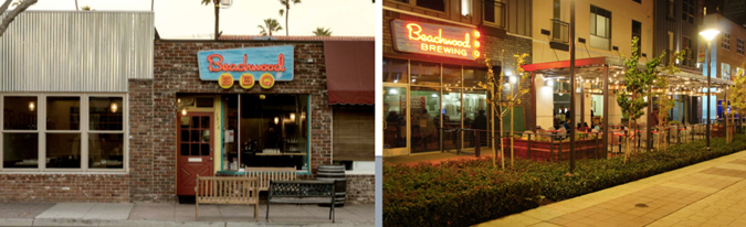 After a hearty surf, get a hearty meal and some quality beer. Where else? Photo courtesy of Gabriel Gordon