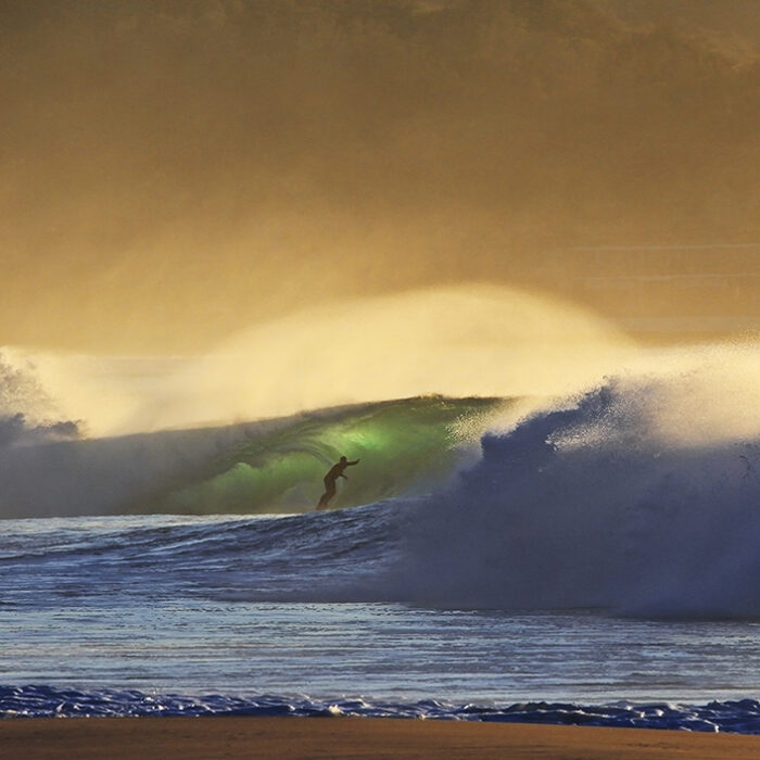 It was still dark but I could already hear a jet ski in the water. The conditions just got better and better throughout the morning, amazing golden winter light coupled with solid walls of water hitting the shore. It was an amazing day!