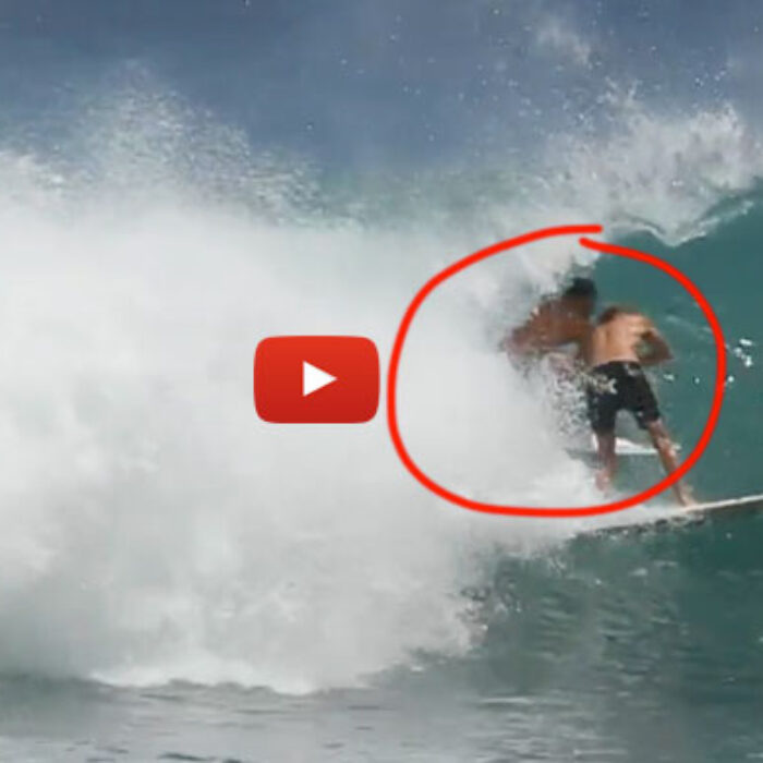 Oh man, I hate to say this guy deserved it, but this is one of the worst burns of all time. Is a barrel worth getting your head cracked by an angry shoulder? Maybe. Maybe not.