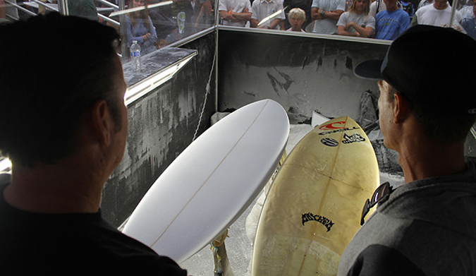 Matt Biolos and Cory Lopez judging. Photo courtesy of David Lee Scales