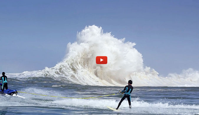 Tetrapods was destroyed when the breakwater was extended. The two hell men were granted access to the wave before the extension... and all hell broke loose.
