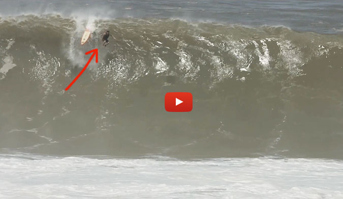 Take Ricardo dos Santos, for instance. Pushing the eject button on the edge of a watery ledge, the Brazilian probably took a pretty decent beating. And it's awesome.