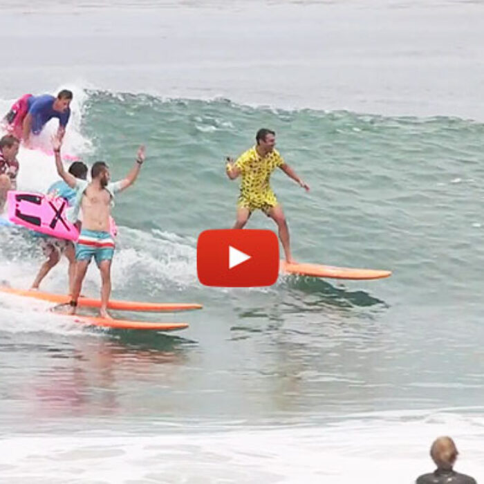 A few days ago, the second annual Swell x Catch Surf Partywave Patriots photo shoot went down... and, like they said they would, they party-waved. Big time.