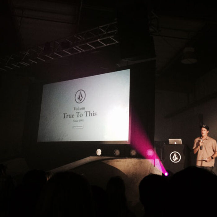 True to this. That's the new way for Volcom.