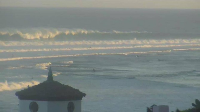 Giant surf fills into Surfrider Beach in Malibu. Photo: LA County Lifeguard and Fire Department