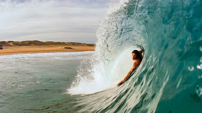 The bare slide. Photo: Stéphane Salerno