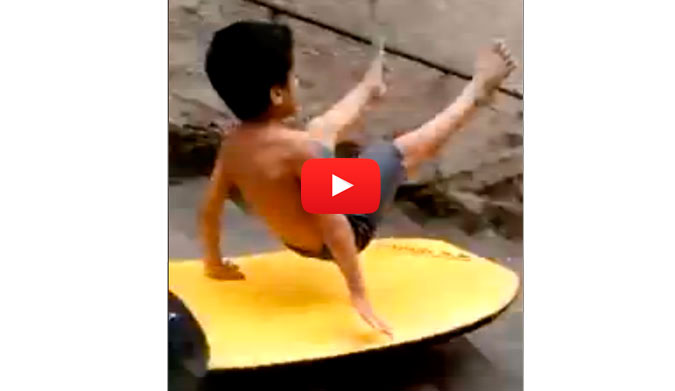 Everyone's taken some kind of object down some kind of slope, and nearly everyone's also smashed into something as a result.