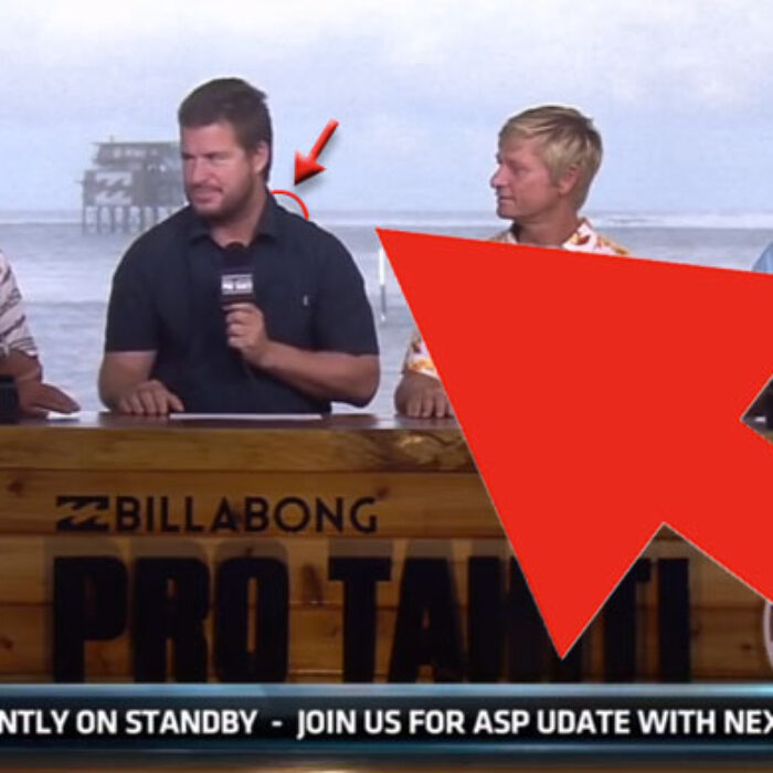 Mysterious Floating Arrow Spotted at Billabong Pro Tahiti