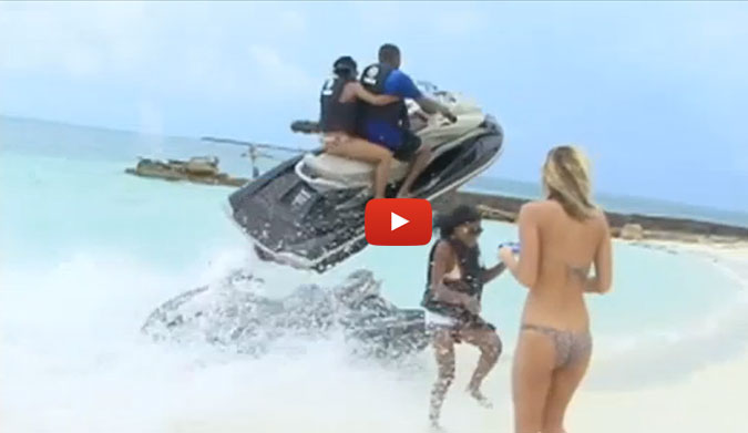 Remember that time you had that vacation, and you rented a jet ski? "Man," you probably thought, "I should try and jump this off something."