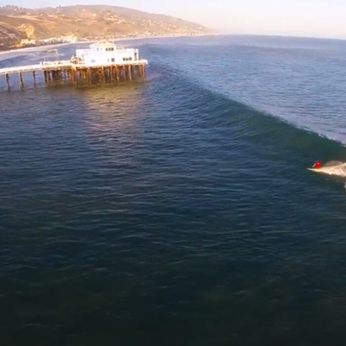 Allen Sarlo shoots Malibu Pier.