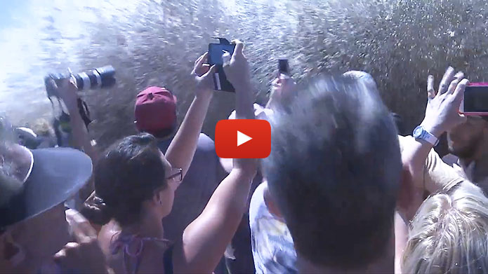 Hurricane Marie made an entire society of surfers giddy for three days straight. She also did this, which is hilarious.