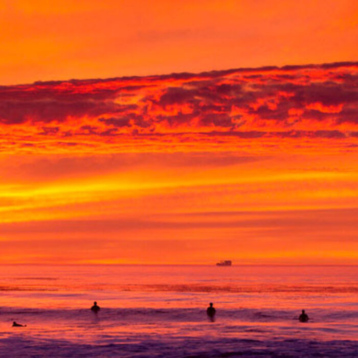 That's a California sunset. Yeah it is.