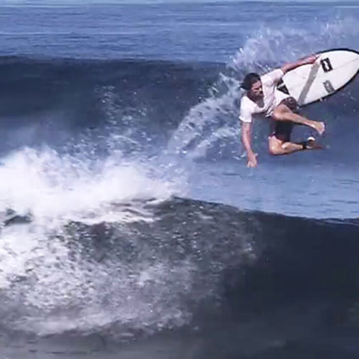 Normally so silky and stylish, when Gerr leaves the lip, he turns into an everyday surfer, one that flails just like the rest of us.