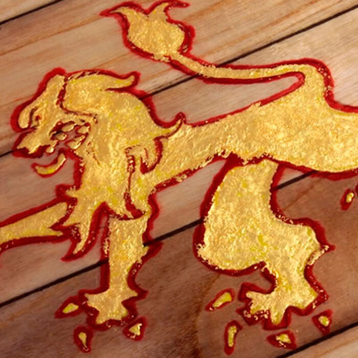 Gold lion