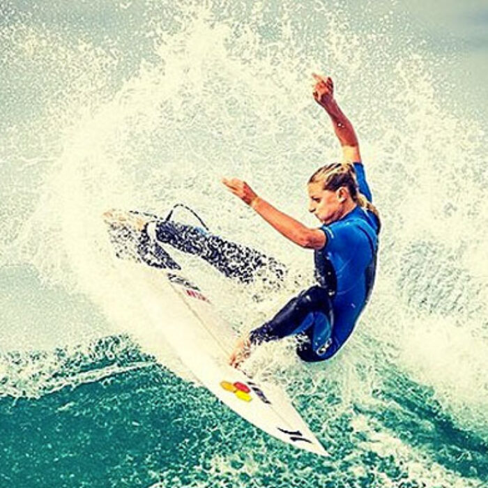 Lakey will change women's surfing, not only with turns like these, but with her air game.