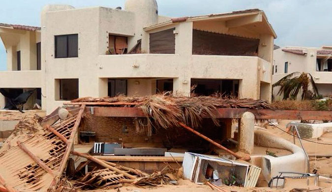 Hurricane Odile's destructive force.