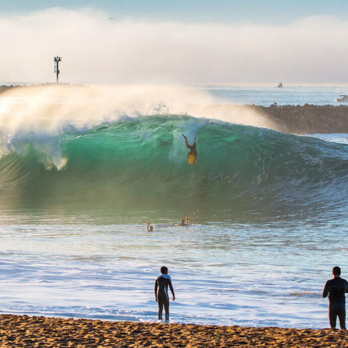 Hurricane Simon rolled into California with a fiery passion. The Wedge, along with all its hard charging lunatic locals, were ready.