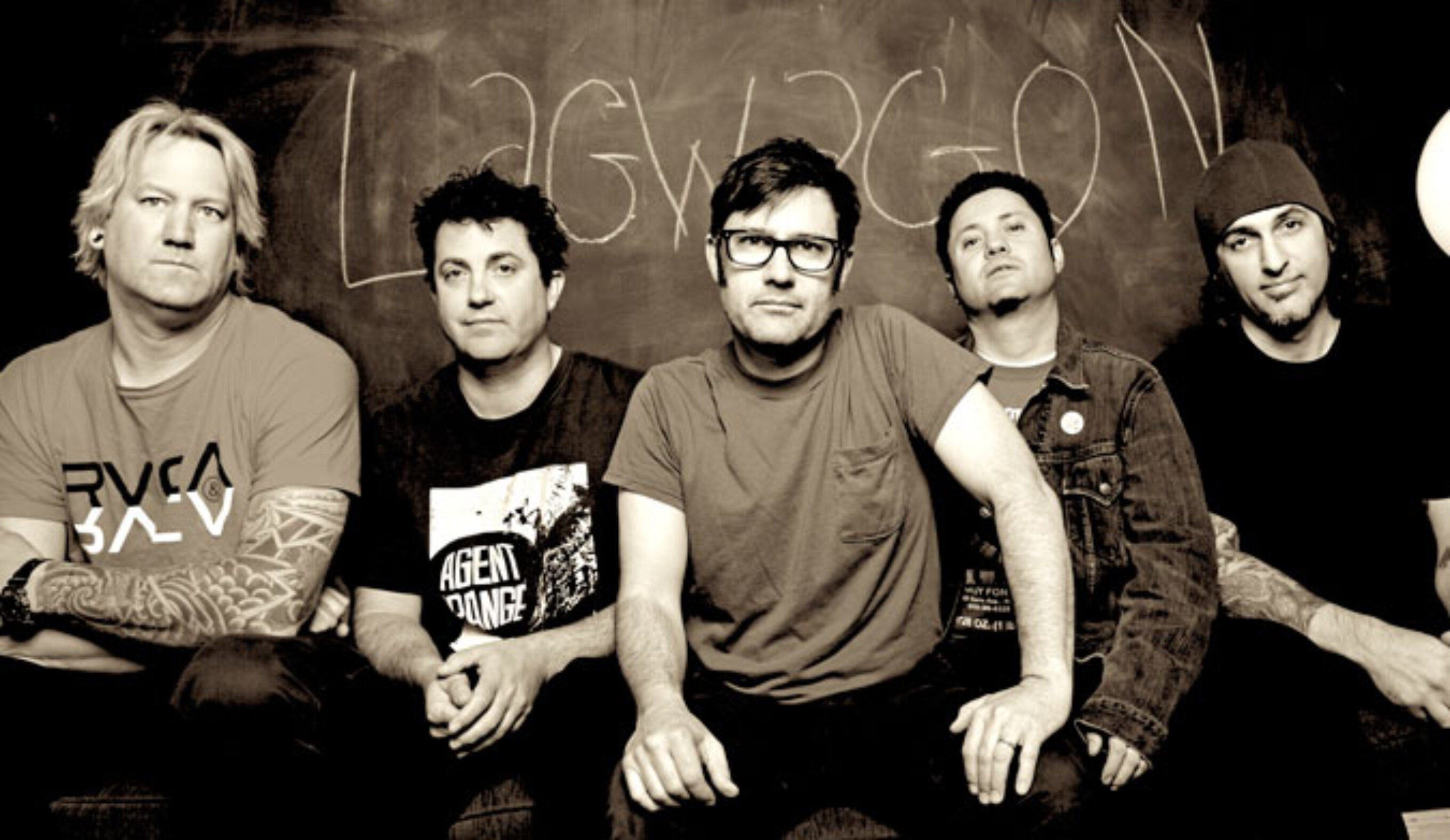 Joey Cape, center. Lagwagon has been a staple in the music scene for years.