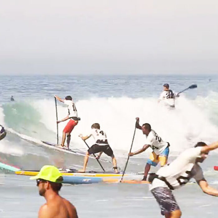 Most paddle boarding isn't super dangerous. Unless you're Laird or Raimana or another freakishly talented/insane stand up surfer, you're probably not going to get, as Turtle says, "drilled."