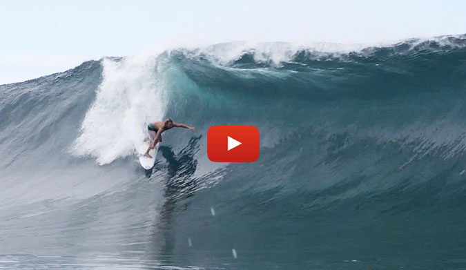 While event organizers watched the purple blob marching across their forecasts towards Tahiti, some of the world's best had some warming up to do.