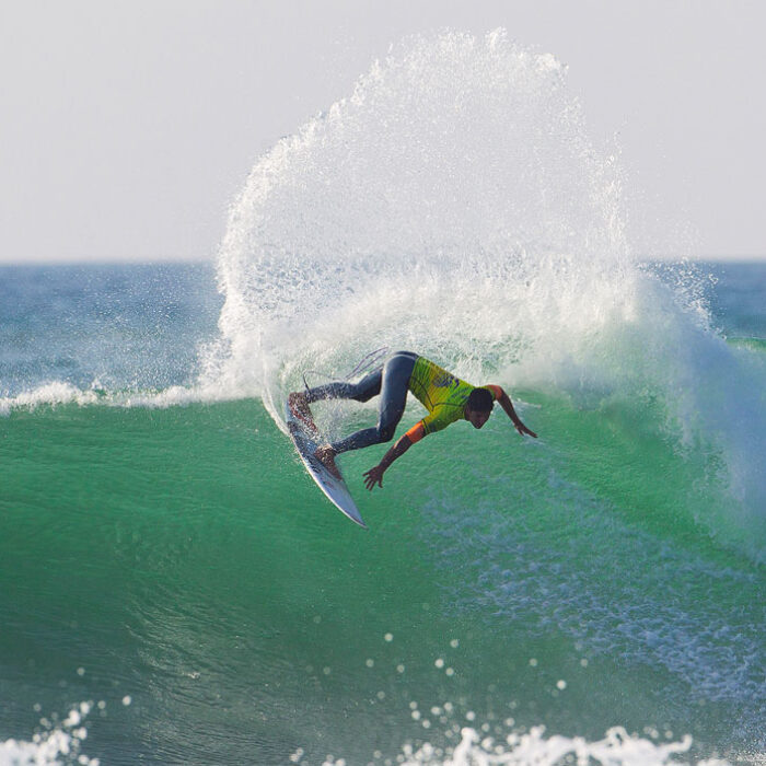 the Brazilian contingent dominated, with Medina leading the charge.