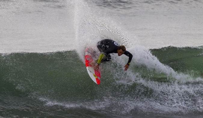 Nate Yeomans backhand is deadly.