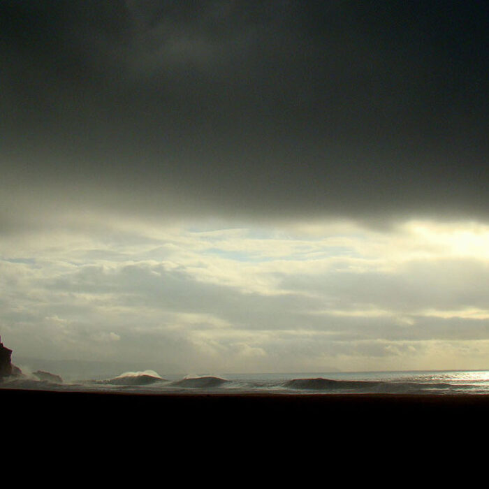 It was a wonderful rainy day at Nazaré.