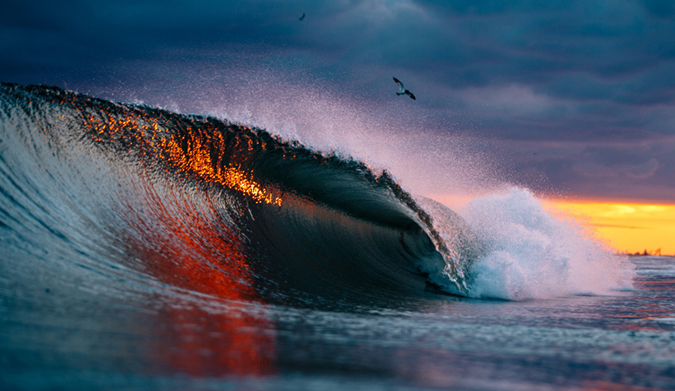 Golden sky. Photo: Matt Clark