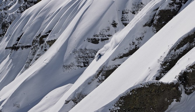 Time for these lines in Sugar Bowl back country <em>and</em> family. Photo: Courtesy of Grant Barta