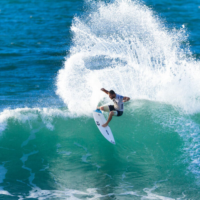 Dusty Payne on his way to a win and a $40,000 pay day. Photo: ASP/Cestari