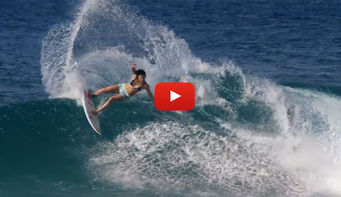 Carissa Moore ripping.