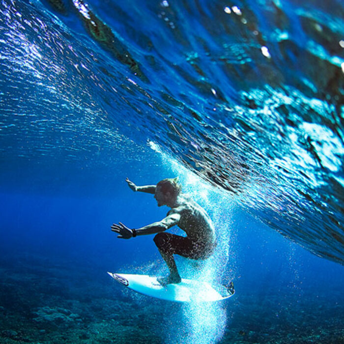 Andy Irons in Tahiti. Photo: Brian Bielmann