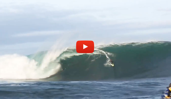 Just last month, she tackled the Irish Teahupoo with a smile. Mullaghmore's not exactly the friendliest of waves – huge, heavy, and cold.