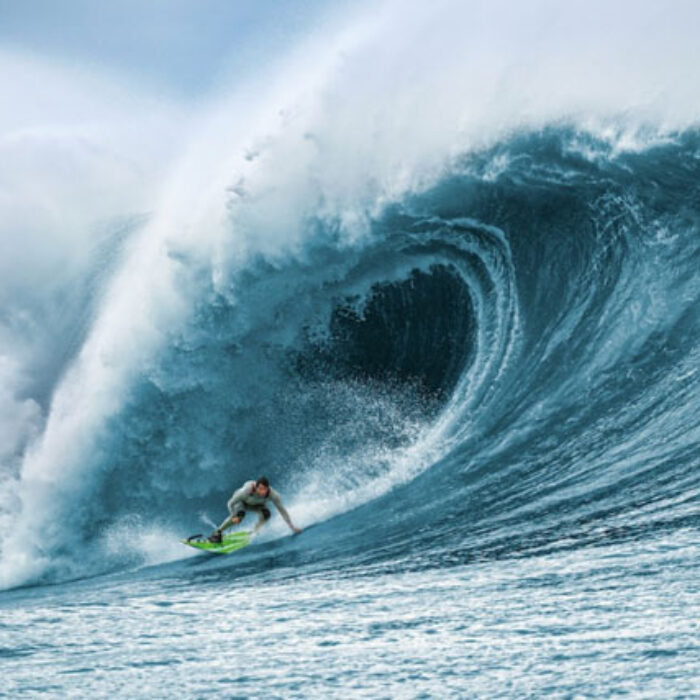 Of course this was surfed at Nazare. Photo: JetSurf