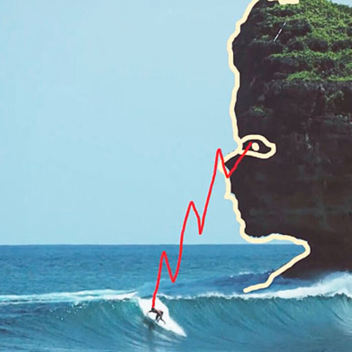 A lot can happen when you're blindly searching for waves on scattered islands across an equatorial climate with pretty consistent perfect waves